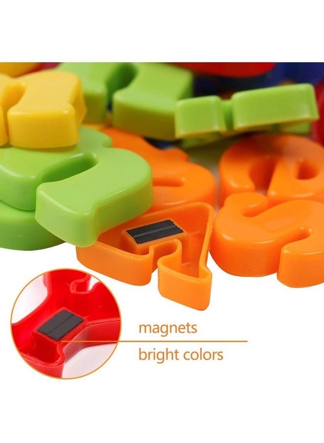 kizh - Magnetic Letters Numbers Alphabet Abc 123 Fridge Magnets Plastic Educational Toy Set Preschool Learning Spelling Counting Uppercase Lowercase Math For 3 4 5 Years Kids(78 Pcs) - Image 1