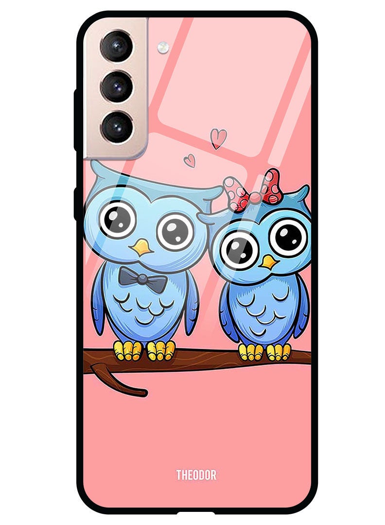 Theodor Protective Tempered Glass Case Cover Samsung Galaxy S21  Love Birds - Image 1