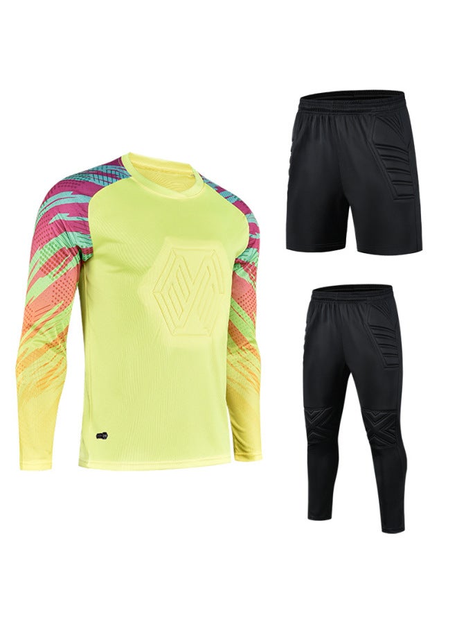 [feeltime Store] Goalkeeper Clothes Suit Adult Children Long Sleeve Sponge Pad Competition Door Guard Clothes