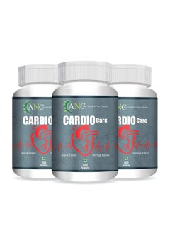 ANC ANC Cardio Care Arjuna Extract & Moringa Extract for Heart Health & Cholesterol Control 60 Tablets for Men & Women (Pack of 3)  - Image 1