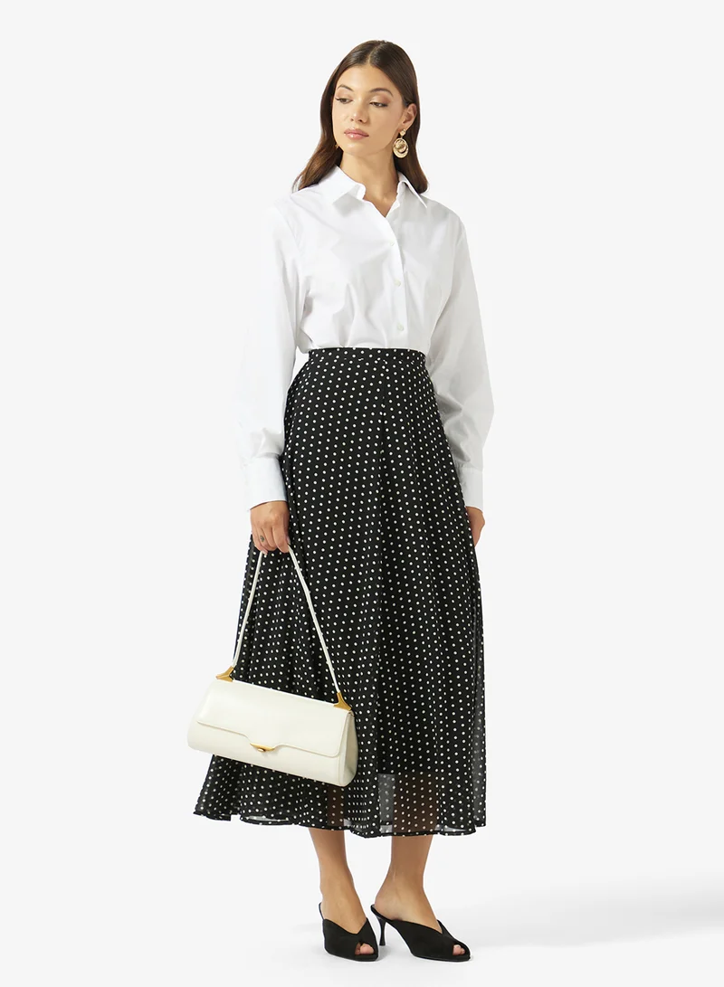 ايلا Polka Print Skirt