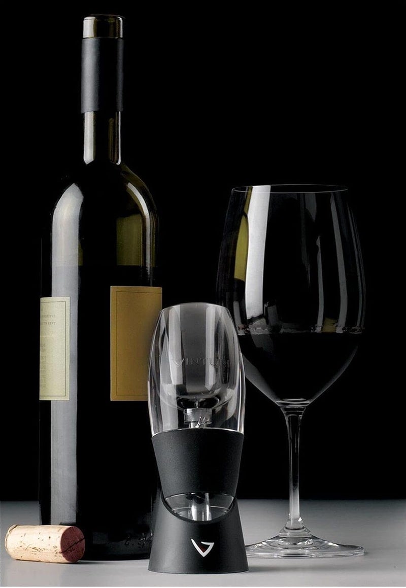 Vinturi Deluxe Essential Red Pourer and Decanter Tower Stand Set - Image 5