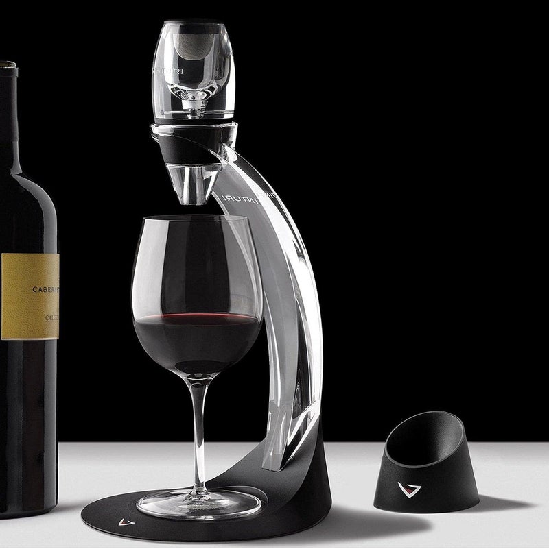 Vinturi Deluxe Essential Red Pourer and Decanter Tower Stand Set - Image 4