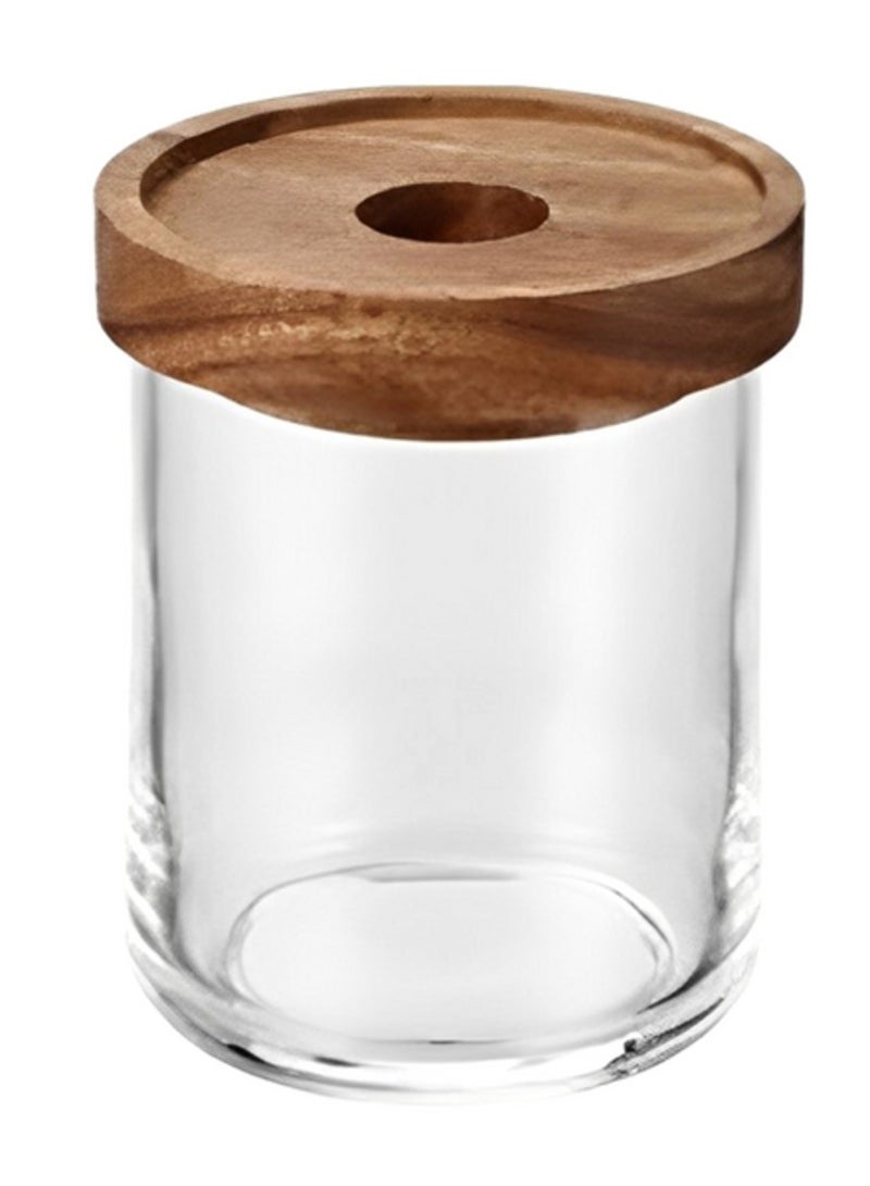 فيلي حاوية تخزين طعام مقاومة للرائحة ومضادة للتسرب مع غطاء شفاف وبني 520 مل