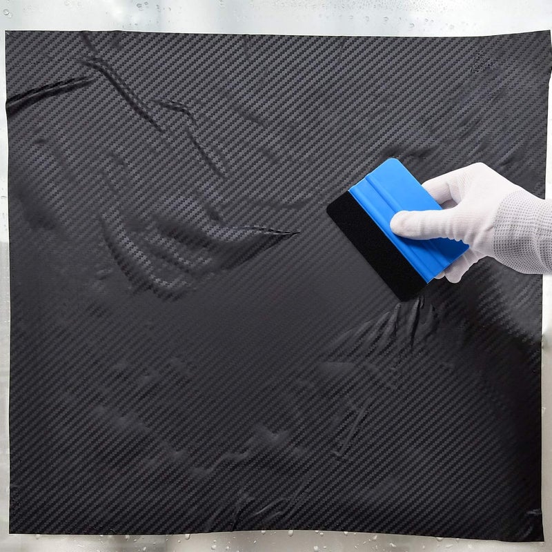 Ehdis ® Squeegee Tool Pro Vinyl Wrap Car Wrapping Carbon Felt Edge Squeegee 4 Inch, for Car Vinyl Sc Decal Applicator Tool - Image 5