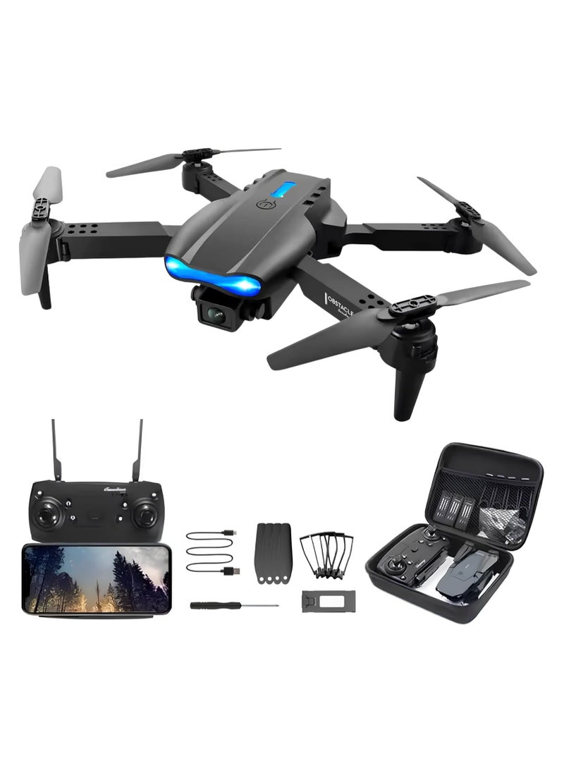 DubaiGallery - Foldable Motor Drone with 2 Cameras 40KM/h MAX Wind Resistant 4 Level 5GHz WIFI FPV Drones with HD Camera RC Quadcopter Drone for Children Adults - Image 1