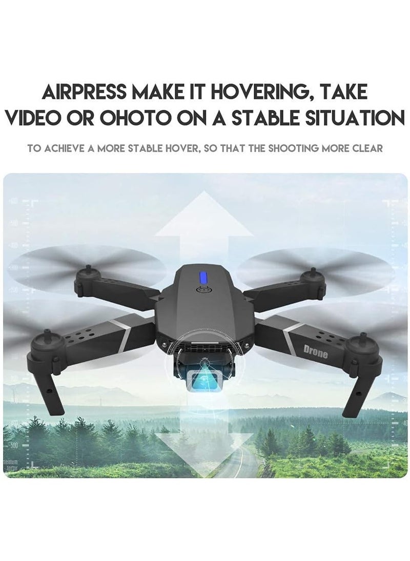 DubaiGallery - Foldable Motor Drone with 2 Cameras 40KM/h MAX Wind Resistant 4 Level 5GHz WIFI FPV Drones with HD Camera RC Quadcopter Drone for Children Adults - Image 1