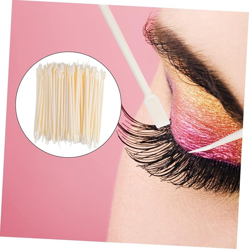 Plastic Eyelash Lift Sticks 100pcs Temperature Resistant Portable Lash Extension Tools - Image 5