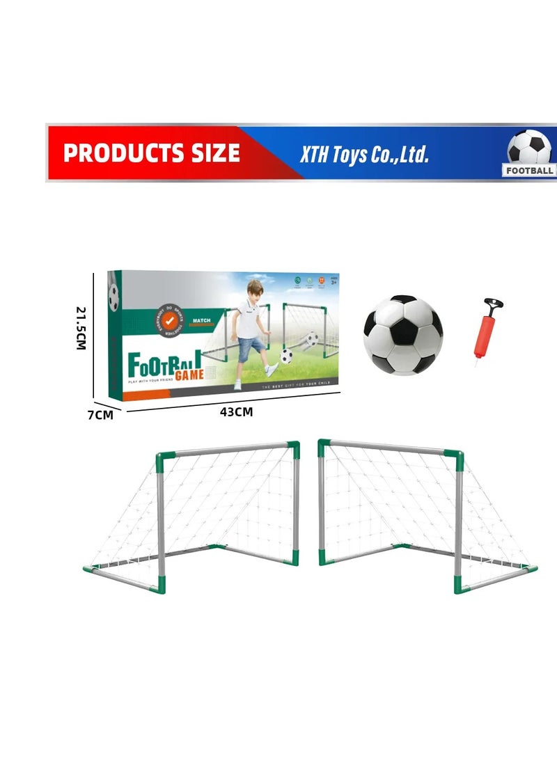 Football For Children, Consisting Of 4 Pieces - A Small Portable Sports Football Goal Net For The Indoor And Outdoor Garden - A Beautiful Gift For Children  - Image 3