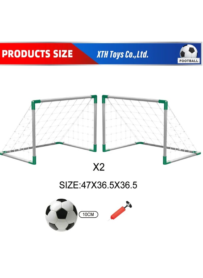 Football For Children, Consisting Of 4 Pieces - A Small Portable Sports Football Goal Net For The Indoor And Outdoor Garden - A Beautiful Gift For Children  - Image 4