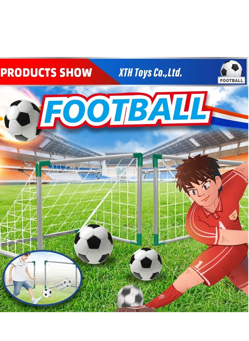 Football For Children, Consisting Of 4 Pieces - A Small Portable Sports Football Goal Net For The Indoor And Outdoor Garden - A Beautiful Gift For Children  - Image 5