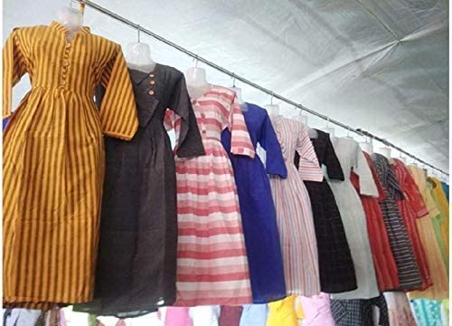 Loop Blouse Mannequin NonBreakable Plastic Women Blouse Shell Mannequin Dummy Type Hangers Blouse Bra Display Stands Regular Size White 10 - Image 1