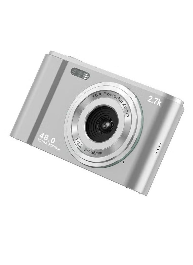Generic - Portable Digital Camera, 48mp Large IPS Screen Action Camera, Rechargeable Video Recording Camera, Lightweight Photography Camera With Face Detection, (1pc, Black) - Image 1