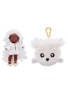 Na! Na! Na! Surprise Cozy Series Evie Von Hoo 7.5" Fashion Doll Snow Owlinspired With White Hair 2Piece Outfit And Fuzzy Clipon Purse Poseable Great Toy Gift For Kids Ages 5 6 7 8+ Years  - Image 1