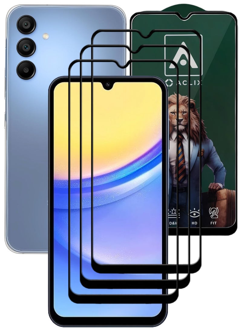 ACLIX 3 Pieces Antistatic ESD Dustproof Premium Quality High Definition Tempered Glass Screen Protector Designed For Samsung Galaxy A16 5G - Image 1