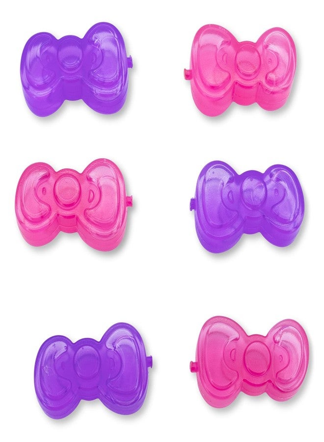 Seven20 Sanrio Hello Kitty Pretty Bows 6-Piece Plastic Ice Cube Set | Non-Melting, Quick-Freeze Ice Mold Shapes For Drinks - Image 2