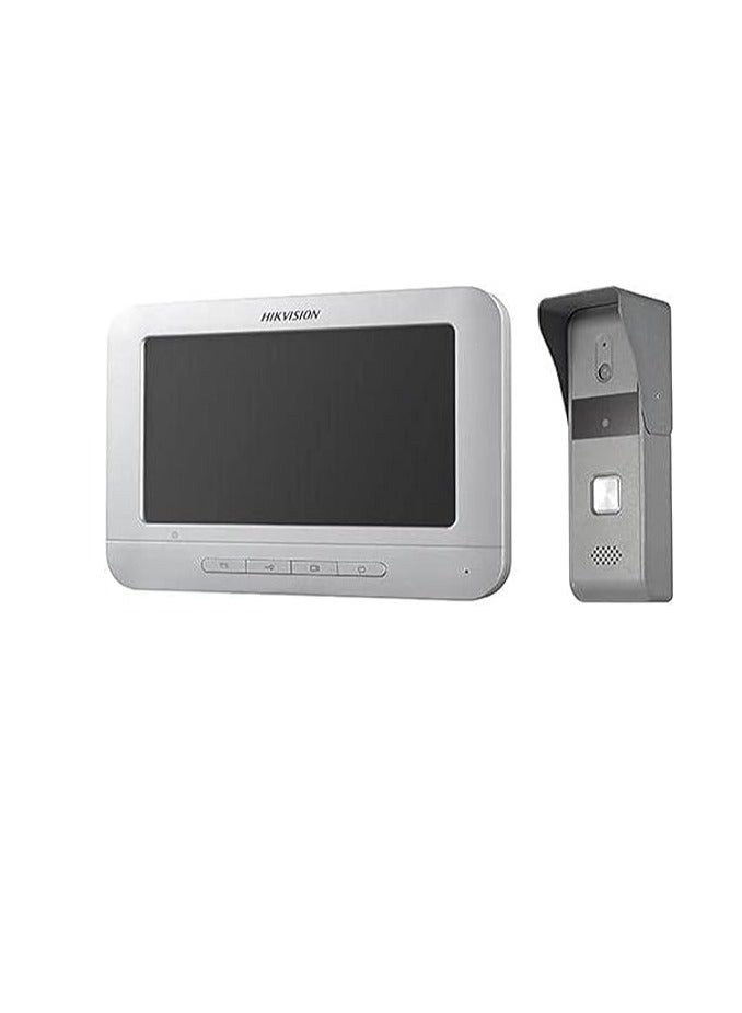 هيك فيجن انتركم مرئي هيك فيجن 203 انالوج بشاشة 7 بوصة مع كاميرا خارجية بجوده تسجيل 1080p