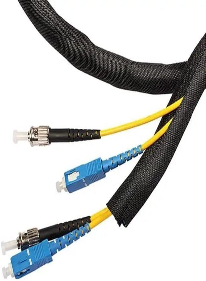 DKURVE DKURVE® Cable Sleeve Tubing Cord Sock Braided PET Cable Sleeve, Wire Sleeve Management System   3M  - Image 2