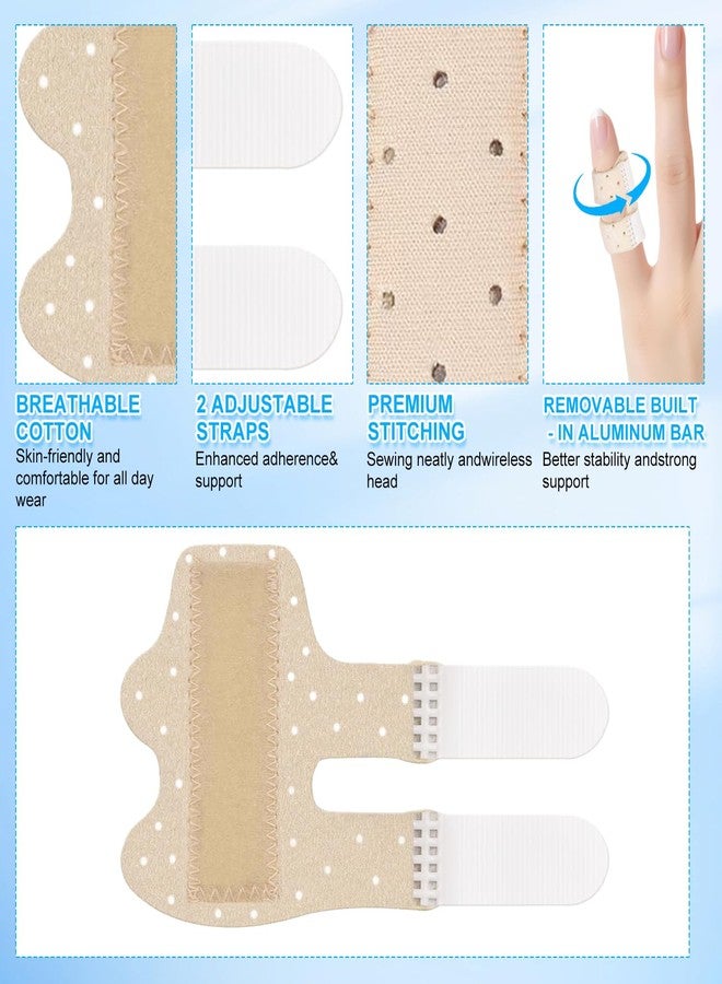 CoolShef جبيرة إصبع الخنصر الصغيرة من كول شيف - دعامة قابلة للتعديل لإصبع الزناد لتخفيف الألم، وتثبيت المفصل، ودعم التهاب المفاصل والإصابات للأطفال والنساء - Image 5