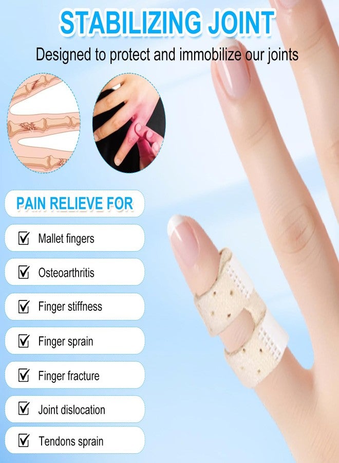 CoolShef جبيرة إصبع الخنصر الصغيرة من كول شيف - دعامة قابلة للتعديل لإصبع الزناد لتخفيف الألم، وتثبيت المفصل، ودعم التهاب المفاصل والإصابات للأطفال والنساء - Image 4