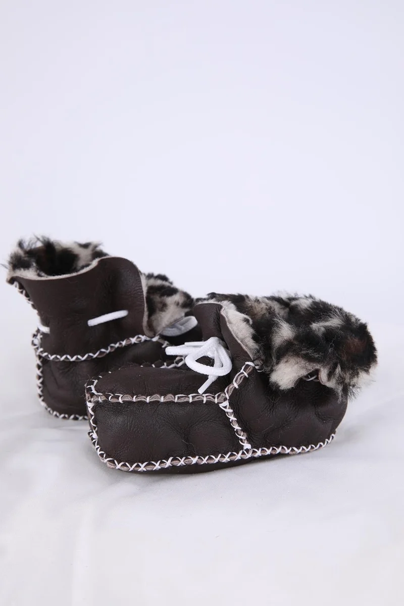 بيبي هولا Babyhola Girl Boy Baby 100% Leather Booties Slippers Newborn First Step Shoes Boxed Gift 8000