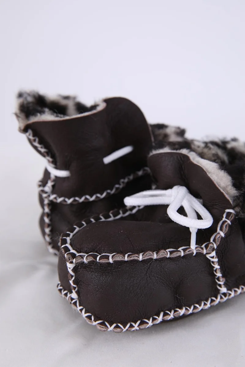 بيبي هولا Babyhola Girl Boy Baby 100% Leather Booties Slippers Newborn First Step Shoes Boxed Gift 8000