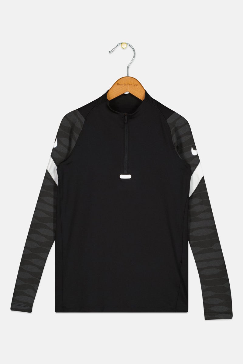 Nike Kids Boy Brand Logo  Long Sleeve Training Top, Multicolor - Image 2