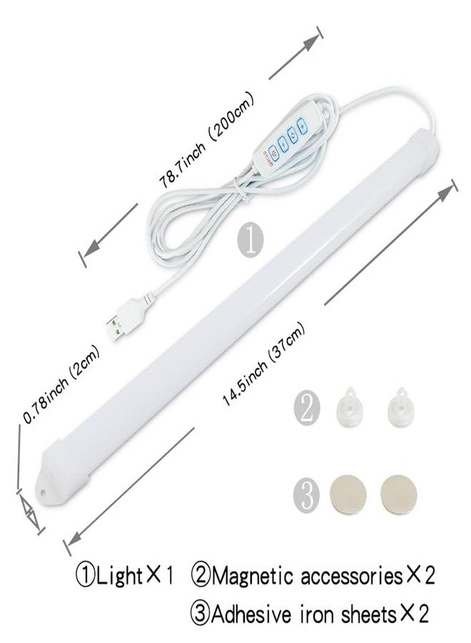 GITGRNTH USB Powered Under Counter LED Light Strip Color Modes, Adjustable Color with Remote & Dimming Control Brightness Plug 10 Level Brightness, 7W Ideal for Kitchen, Closet, or Workspace - Image 2