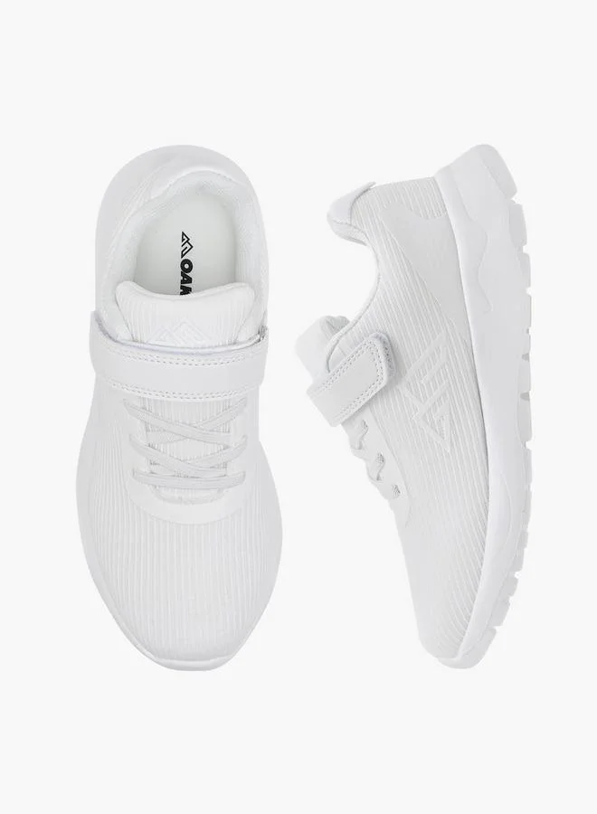 شو اكسبرس حذاء رياضي للبنات بتفاصيل شعار وإغلاق بشريط لاصق