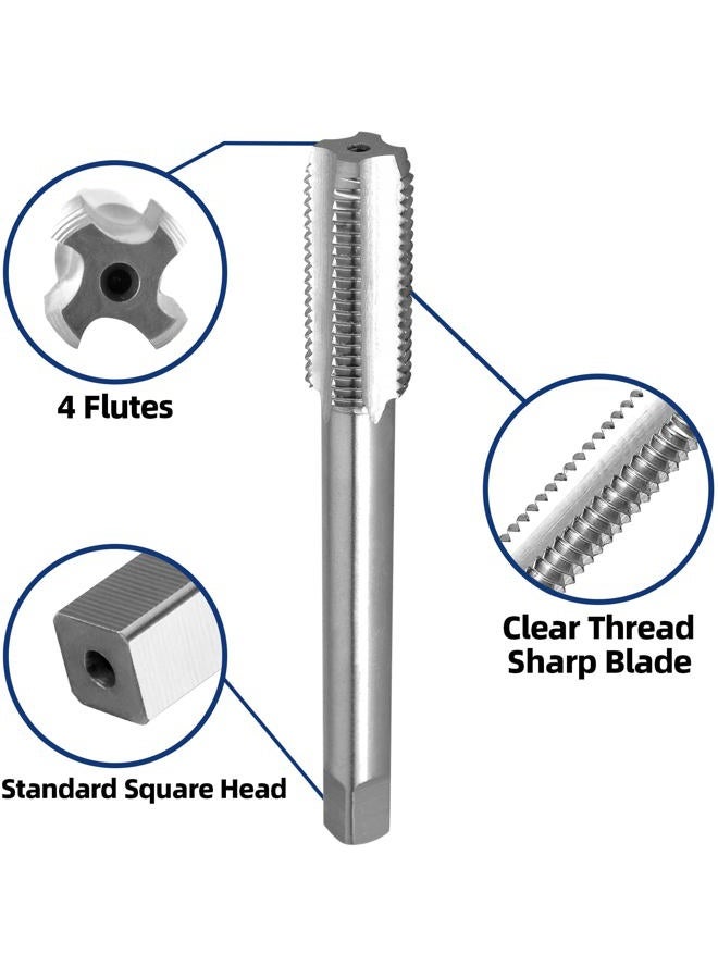 Burkit 9/16"-18 UNF Thread Tap Right Hand, HSS 9/16 x 18 UNF Straight Fluted Machine Tap - Image 4
