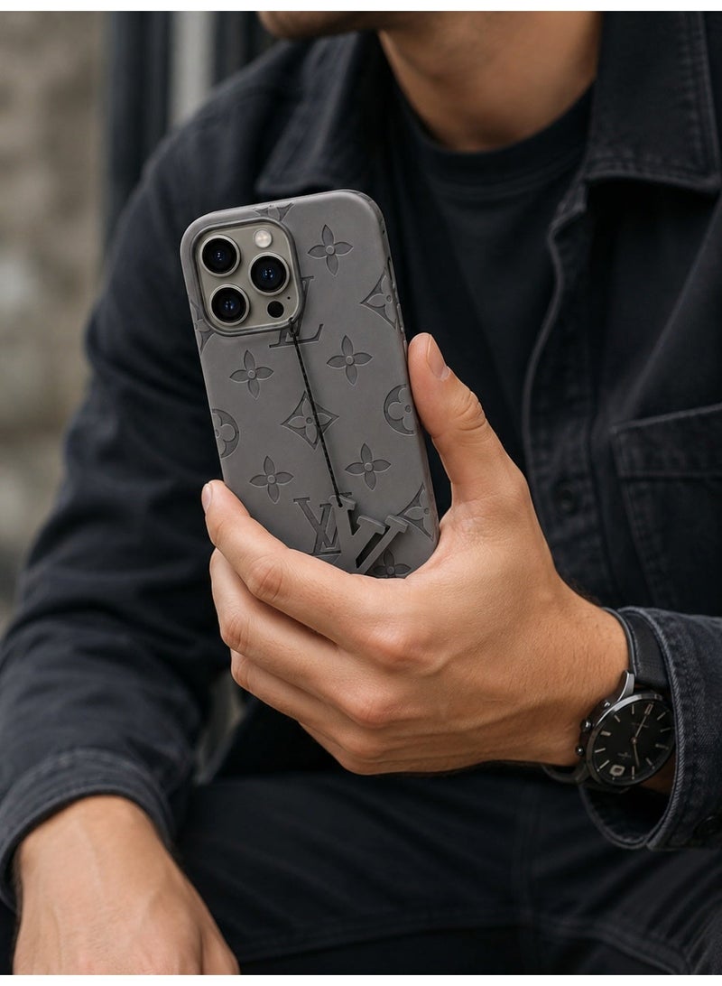 Premium Case for iPhone 15 Pro Max-Gray - Image 3