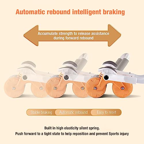 Optifit® Ab Roller Set with Counter and Silent Knee Pad Mat for Exercise Gym, Premium Abdominal Ab Roller with Phone Holder for Core workout, fitness & Exercise, Home Workout Equipment for Men Women - Image 5