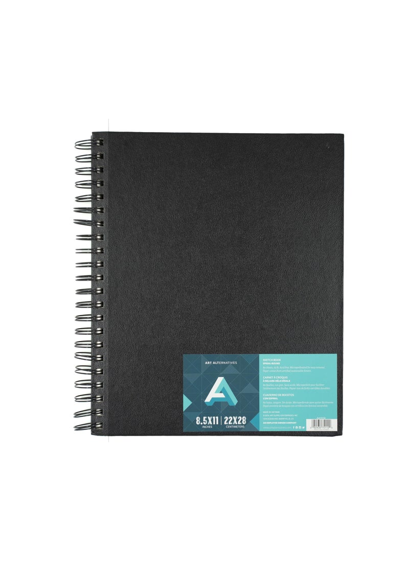 Art Alternatives Art Alternatives SpiralBound Sketch Book 85 in x 11 in 