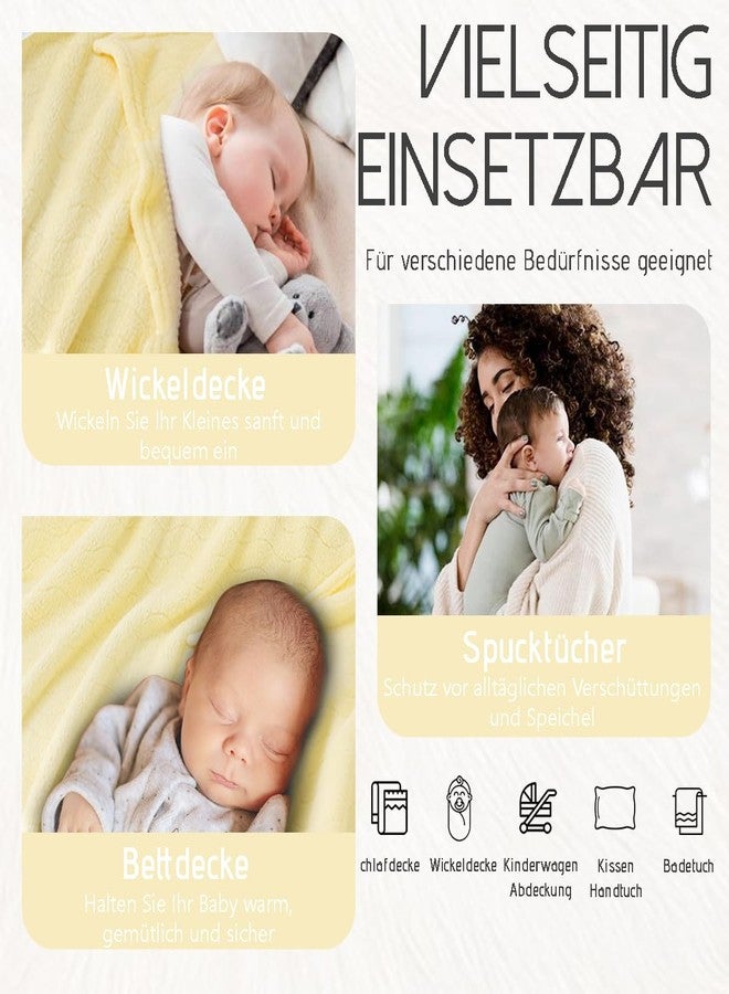 منشفة أطفال بغطاء رأس بتصميم حيوان لطيف من ICKEYOU، مصنوعة من الصوف المرجاني الناعم، منشفة استحمام كبيرة للأطفال الصغار، مقاس 27 × 55 بوصة، فائقة الامتصاص، منشفة استحمام للأطفال (أصفر) - Image 2