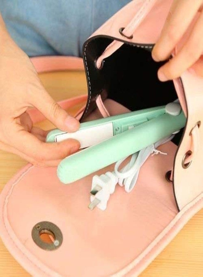 SILENCIO Hair Straightener Brush, 3 In 1 Ceramic Plates Fast Hair Straightener For Teens,Unisex, Electric Hair Straightener Comb Brush With Storage Case & Anti-Scald For All Hair Types,Multicolour - Image 5