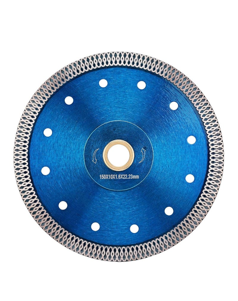 OSTEK 6" Diamond Tile Blade,Super Thin Porcelain Cutting Blade for Granite Marble Ceramics Porcelain Tiles Cutting - Image 1