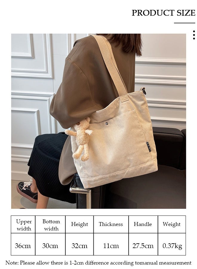 DUNISO Women's Shoulder Tote Bag Handbag For Women Large Capacity Bucket Bag Fashionable Travel Messenger Shoulder Bag for Ladies Girls College Students - Image 3