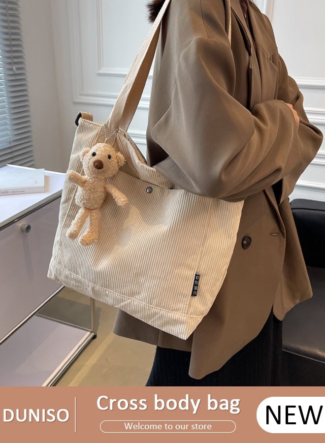 DUNISO Women's Shoulder Tote Bag Handbag For Women Large Capacity Bucket Bag Fashionable Travel Messenger Shoulder Bag for Ladies Girls College Students - Image 1