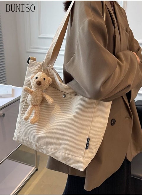 Women's Shoulder Tote Bag Handbag For Women Large Capacity Bucket Bag Fashionable Travel Messenger Shoulder Bag for Ladies Girls College Students