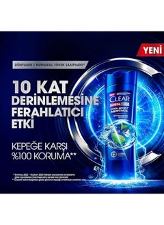 Generic New Clear Men Anti-Dandruff Shampoo Cool Sport Menthol Refreshing Menthol Effect 350 Ml  - Image 3