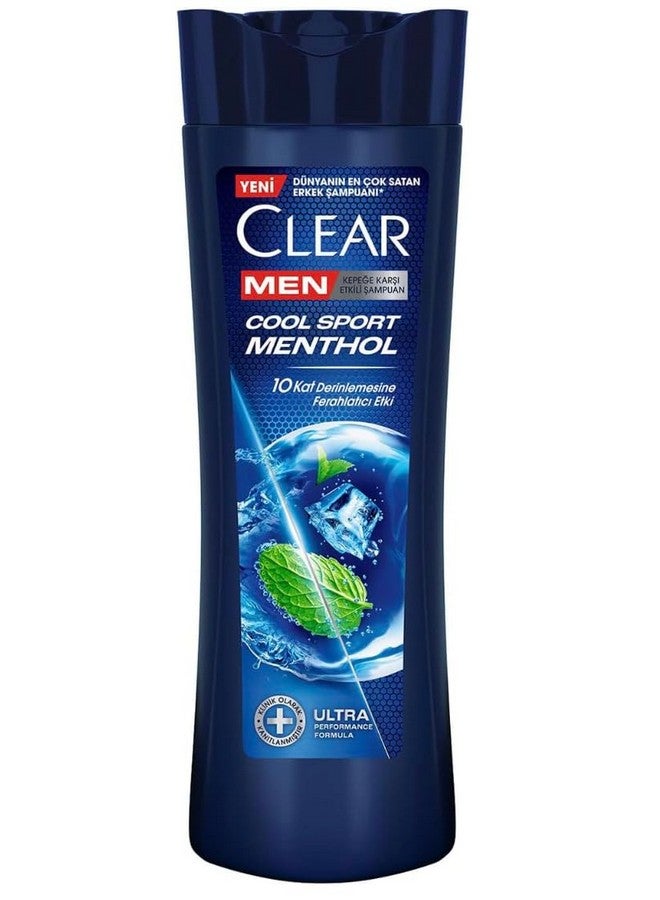 New Clear Men Anti-Dandruff Shampoo Cool Sport Menthol Refreshing Menthol Effect 350 Ml - Image 1