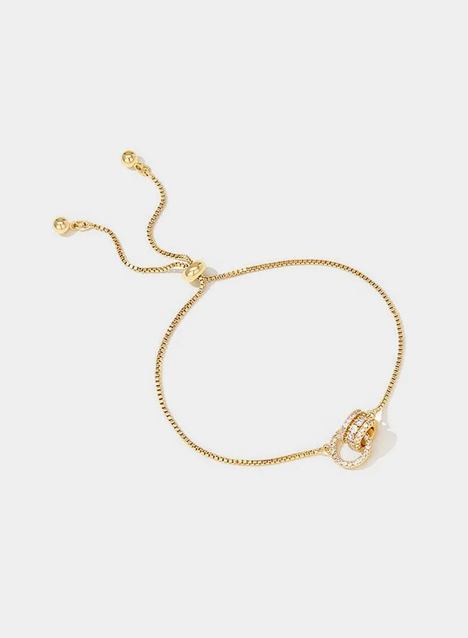 Styli Styli Embellished Interlock Detail Bracelet
