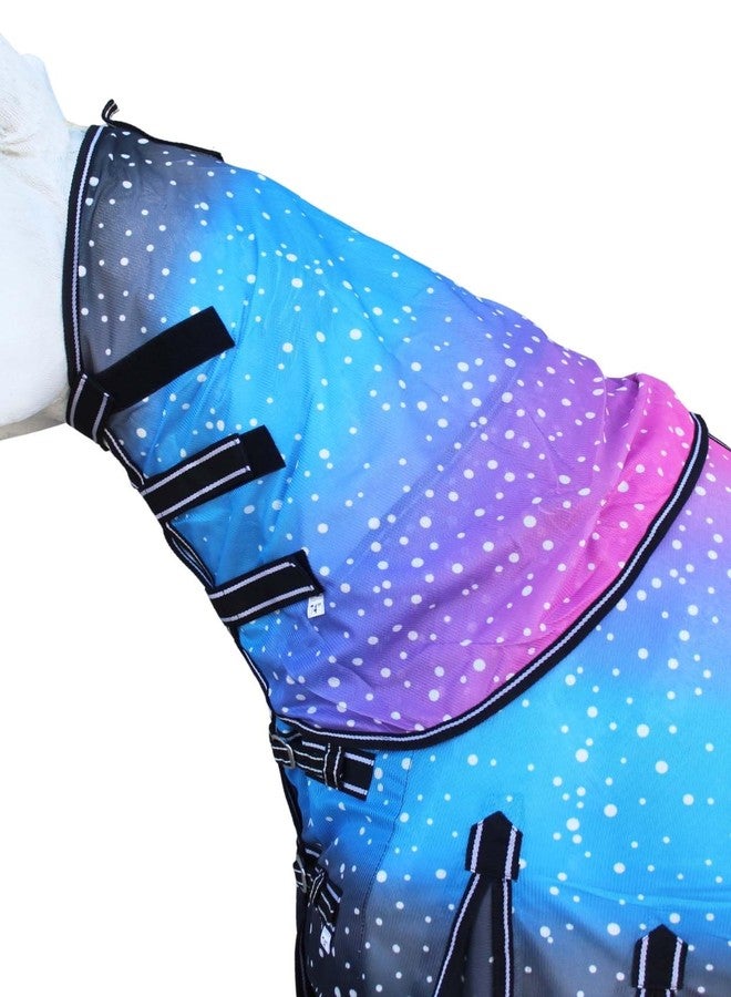 تشالنجر خيمة حصان خفيفة الوزن مقاس 82 بوصة، صيفية وربيعية، مزودة بغطاء شبكي يسمح بمرور الهواء، ورقبة قابلة للإزالة، طراز Galaxy 73157 - Image 3