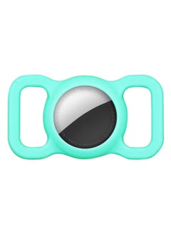 Applicable AirTag Protective Cover For Apple Airtags Silicone Air Anti-lost Device Tag Positioning Tracker Cat Collar-Color:Mint Green-Applicable Model:airtag