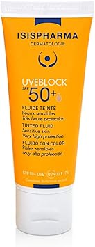 ISIS PHARMA إيسيس فارما UVEBlock 50 سائل ملون خفيف 40 مل - Image 1