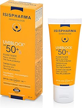 ISIS PHARMA إيسيس فارما UVEBlock 50 سائل ملون خفيف 40 مل - Image 2