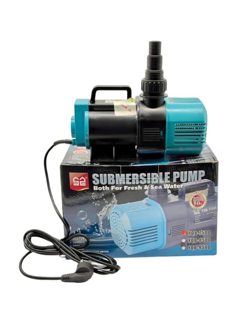 Submersible Water Pump 7500, 9500 LPH, 220W, 7.5M Water Pumping Height, High Performance Pump for Ponds, Aquariums, Fountains, Hydroponics & Irrigation, Energy-Efficient & Durable  - Image 1