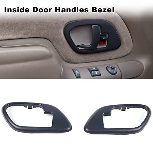 GPLUS جهاز مقبض باب داخلي G-PLUS 2 قطعة متوافق مع شاحنة شيفروليه C3500 1995-2002 وشاحنة GMC C2500 1995-2000 وشاحنة GMC سوبربان K1500 1995-1999 15708081 15708082 - Image 3