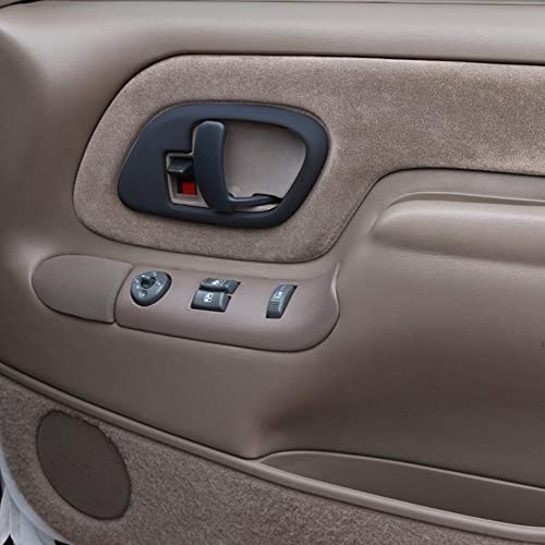 GPLUS جهاز مقبض باب داخلي G-PLUS 2 قطعة متوافق مع شاحنة شيفروليه C3500 1995-2002 وشاحنة GMC C2500 1995-2000 وشاحنة GMC سوبربان K1500 1995-1999 15708081 15708082 - Image 2