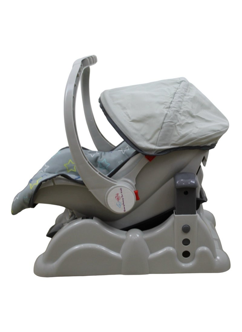 Everything For Kids Adjustable baby rocking chair 3 different heights Detachable base with mesh, comfortable  - Image 5